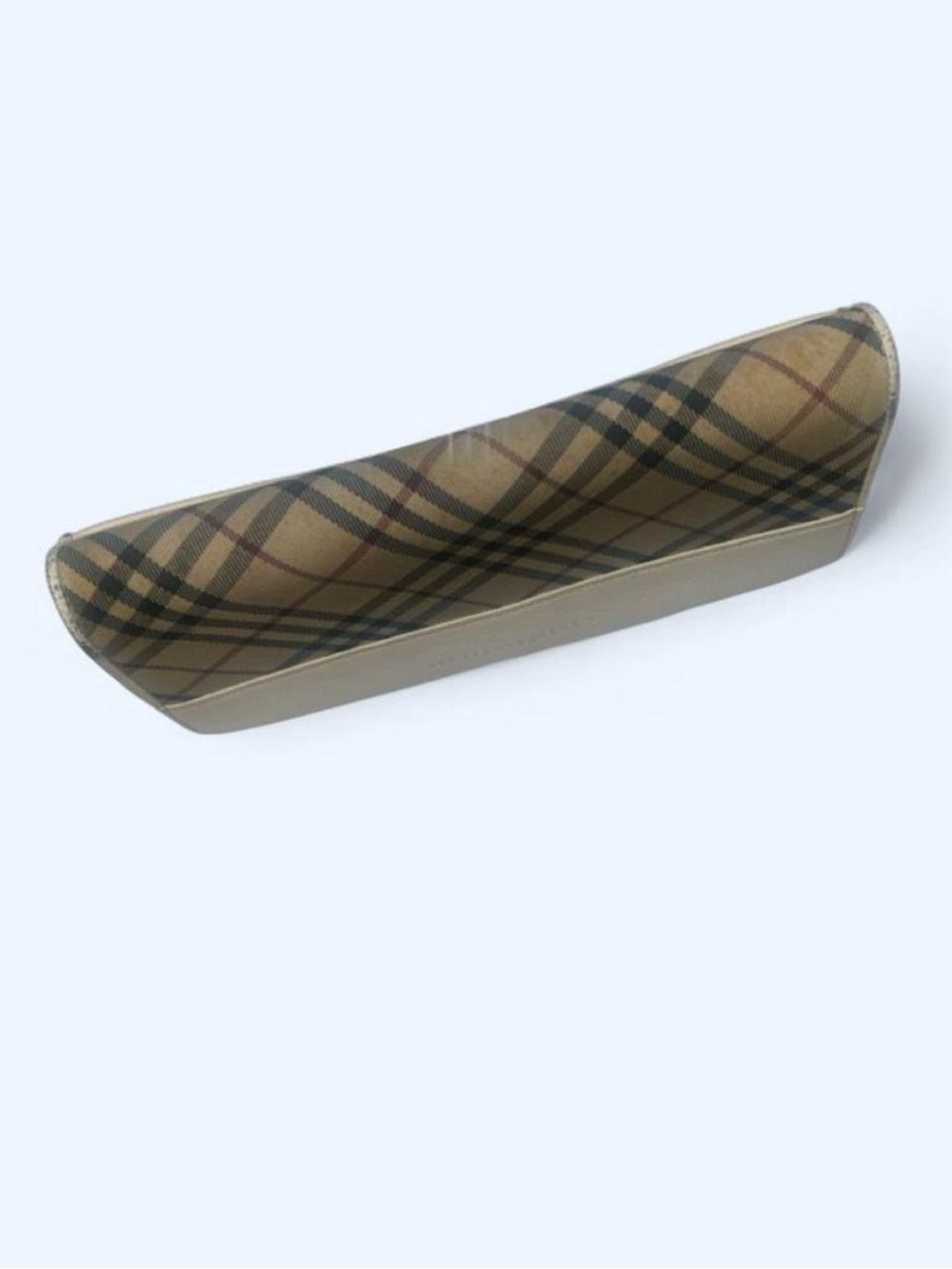 Burberry Nova Check Plaid Continental Kiss-Lock Wallet Ivory - Picture 5 of 5